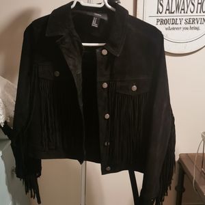Really cool fringe jacket!